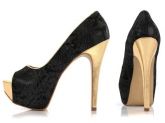 Peep Toe meia pata ref 60010B